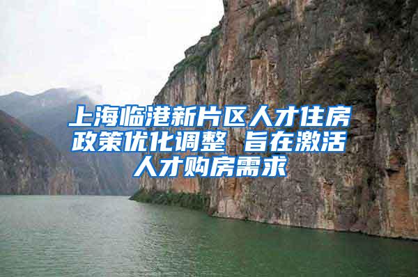 上海临港新片区人才住房政策优化调整 旨在激活人才购房需求