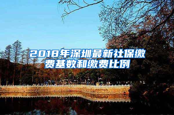 2018年深圳最新社保缴费基数和缴费比例