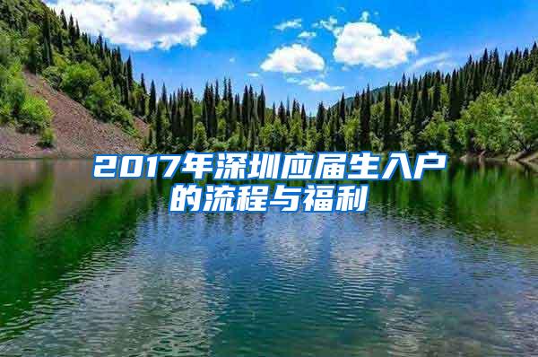 2017年深圳应届生入户的流程与福利