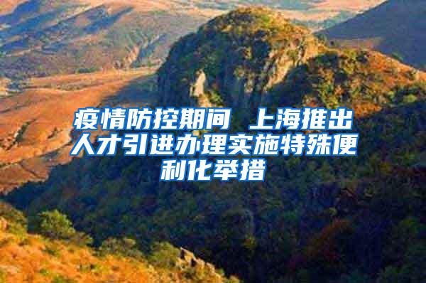 疫情防控期间 上海推出人才引进办理实施特殊便利化举措