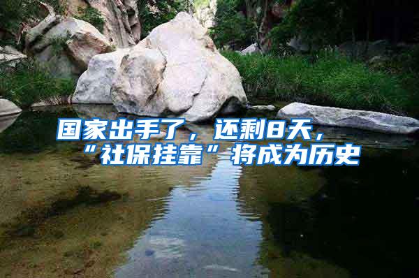国家出手了，还剩8天，“社保挂靠”将成为历史
