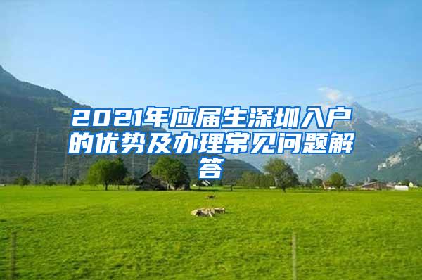 2021年应届生深圳入户的优势及办理常见问题解答