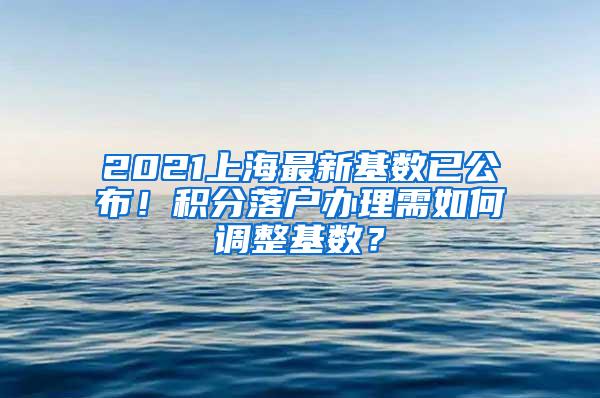 2021上海最新基数已公布！积分落户办理需如何调整基数？