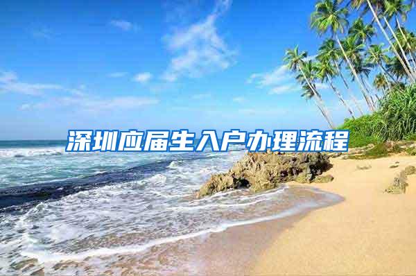 深圳应届生入户办理流程