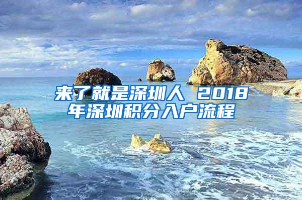 来了就是深圳人 2018年深圳积分入户流程