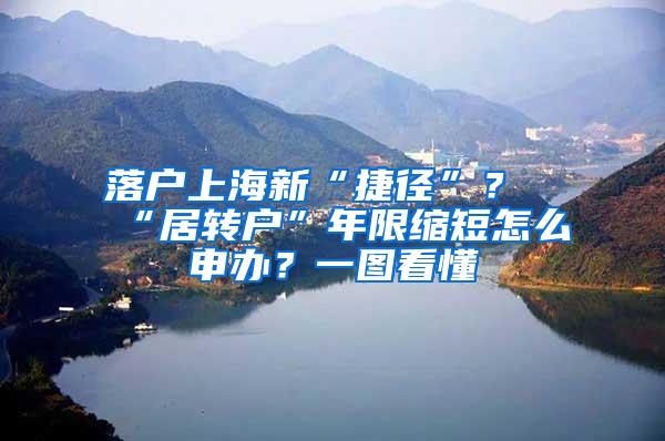 落户上海新“捷径”？“居转户”年限缩短怎么申办？一图看懂→