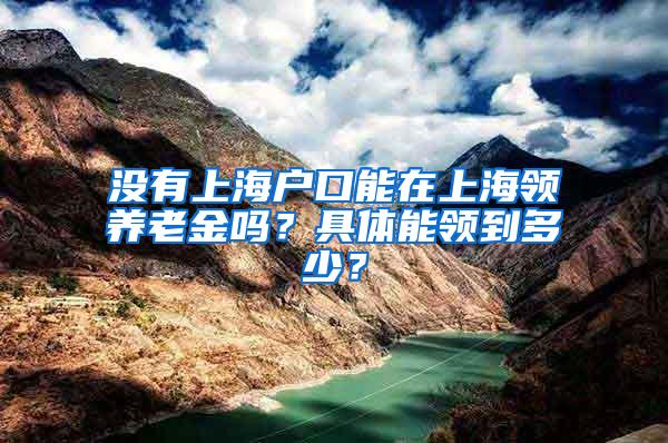 没有上海户口能在上海领养老金吗？具体能领到多少？