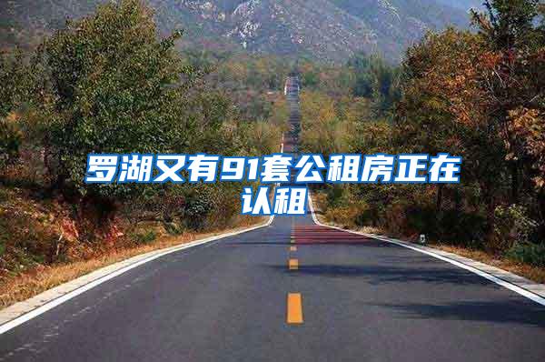 罗湖又有91套公租房正在认租