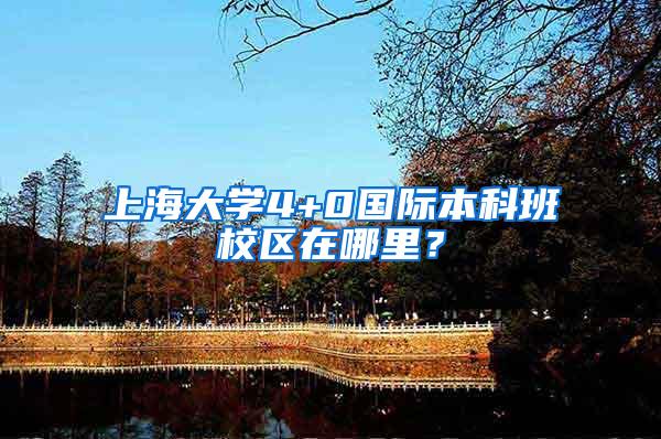 上海大学4+0国际本科班校区在哪里？
