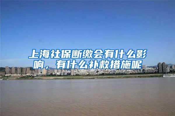 上海社保断缴会有什么影响，有什么补救措施呢