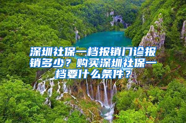 深圳社保一档报销门诊报销多少？购买深圳社保一档要什么条件？