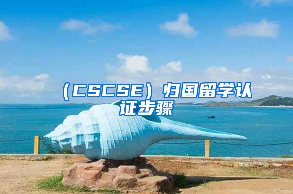 （CSCSE）归国留学认证步骤