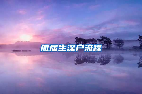 应届生深户流程