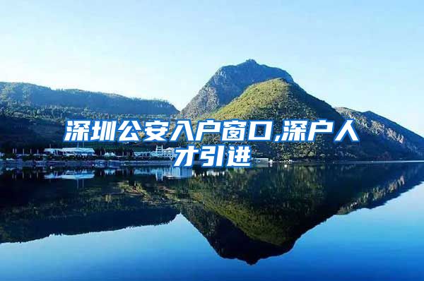 深圳公安入户窗口,深户人才引进