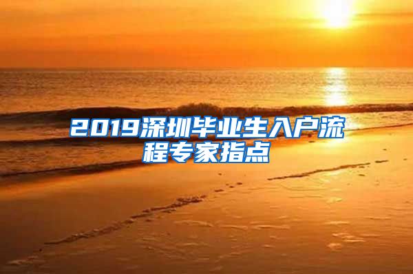 2019深圳毕业生入户流程专家指点