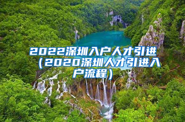 2022深圳入户人才引进（2020深圳人才引进入户流程）