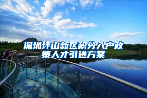 深圳坪山新区积分入户政策人才引进方案