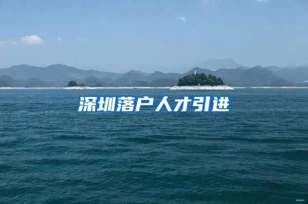 深圳落户人才引进