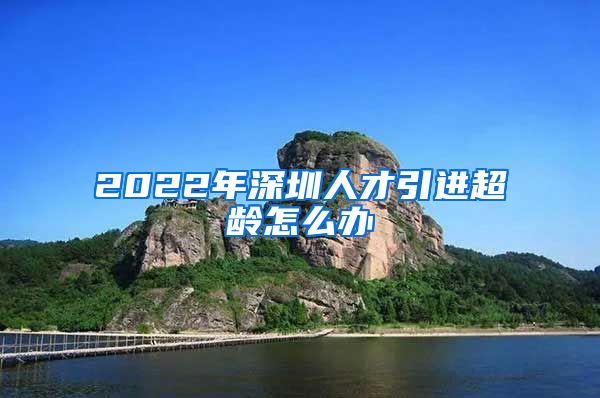 2022年深圳人才引进超龄怎么办