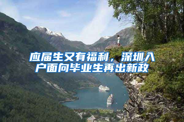 应届生又有福利，深圳入户面向毕业生再出新政
