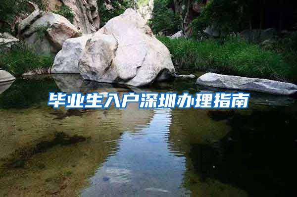 毕业生入户深圳办理指南