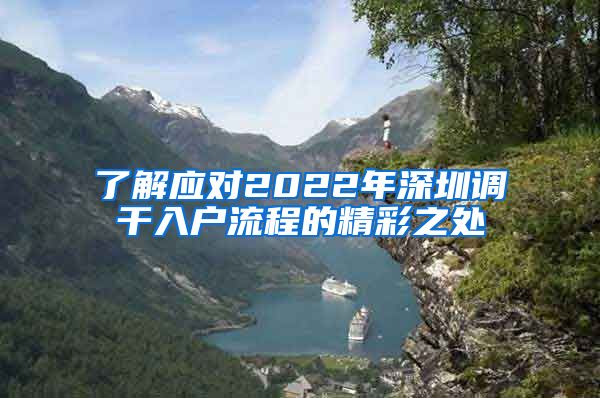 了解应对2022年深圳调干入户流程的精彩之处