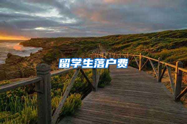 留学生落户费