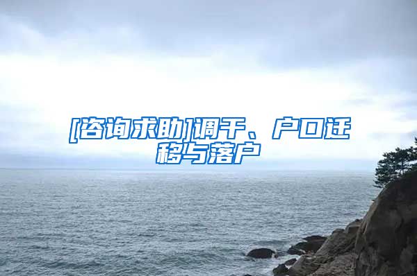 [咨询求助]调干、户口迁移与落户