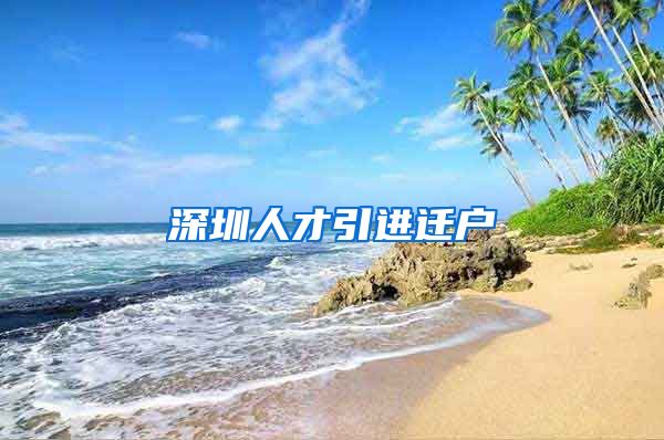 深圳人才引进迁户