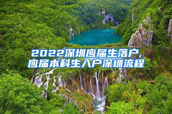 2022深圳应届生落户,应届本科生入户深圳流程