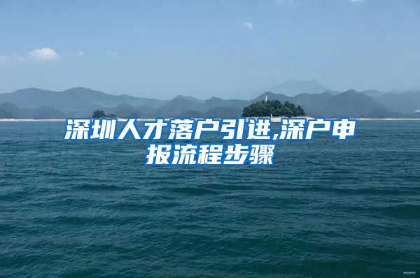 深圳人才落户引进,深户申报流程步骤