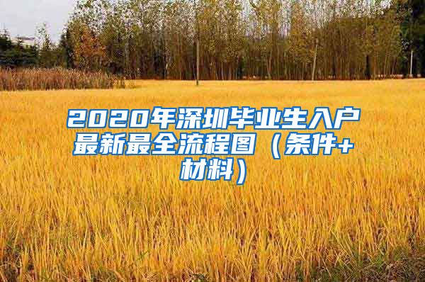 2020年深圳毕业生入户最新最全流程图（条件+材料）