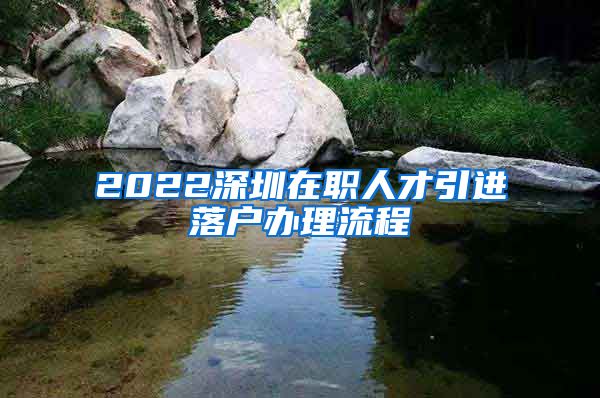 2022深圳在职人才引进落户办理流程