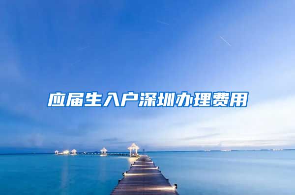 应届生入户深圳办理费用