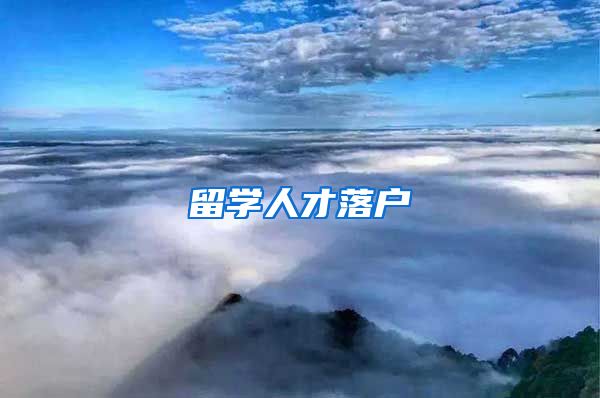 留学人才落户