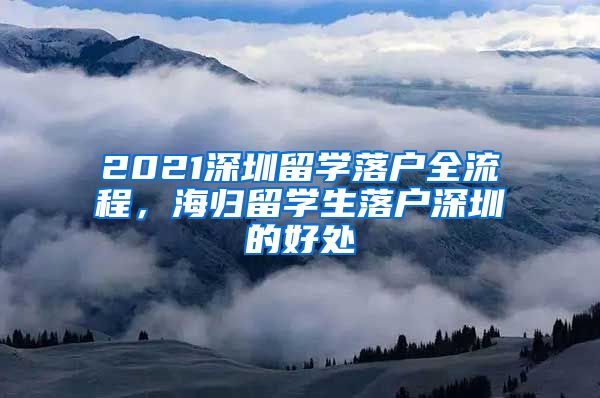 2021深圳留学落户全流程，海归留学生落户深圳的好处