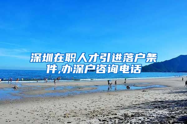 深圳在职人才引进落户条件,办深户咨询电话