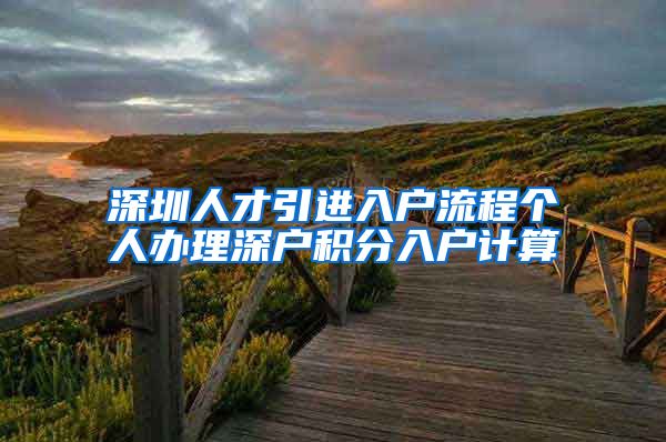 深圳人才引进入户流程个人办理深户积分入户计算