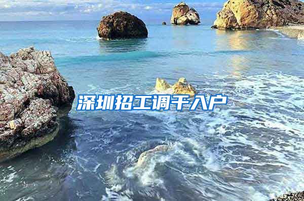 深圳招工调干入户