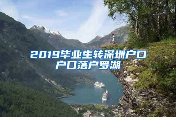 2019毕业生转深圳户口户口落户罗湖