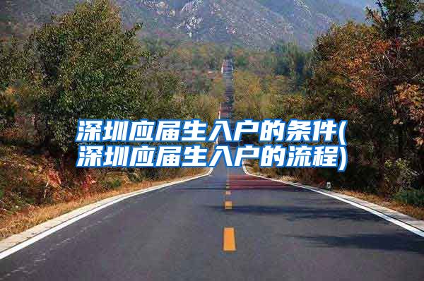 深圳应届生入户的条件(深圳应届生入户的流程)