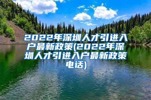 2022年深圳人才引进入户最新政策(2022年深圳人才引进入户最新政策电话)