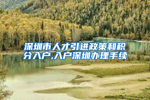 深圳市人才引进政策和积分入户,入户深圳办理手续