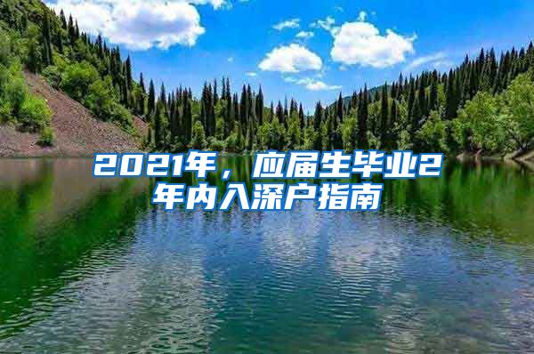 2021年，应届生毕业2年内入深户指南