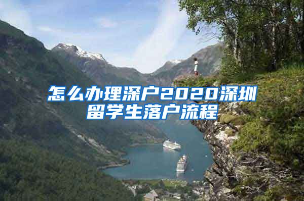 怎么办理深户2020深圳留学生落户流程