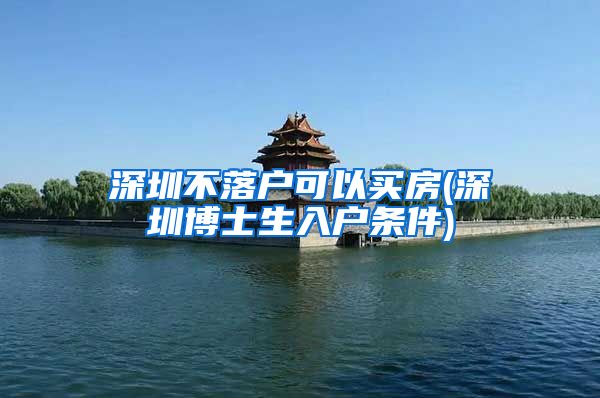 深圳不落户可以买房(深圳博士生入户条件)