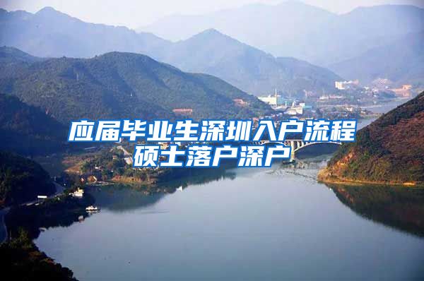 应届毕业生深圳入户流程硕士落户深户