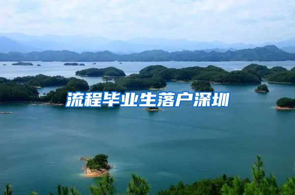 流程毕业生落户深圳