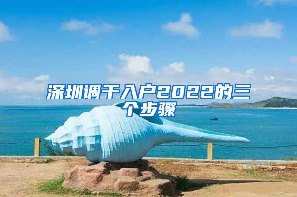 深圳调干入户2022的三个步骤