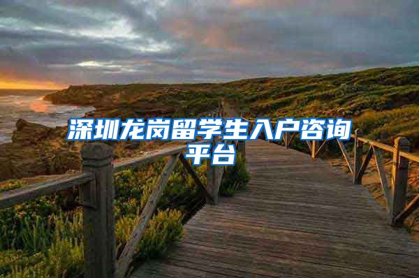 深圳龙岗留学生入户咨询平台